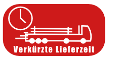 Verkuerzte Lieferzeit
